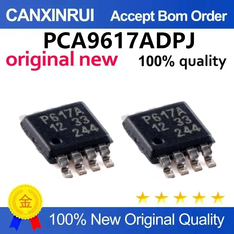 （5pcs-100pcs）Original PCA9617ADPJ TSSOP-8 dual power level conversion Fm+I2C bus repeater chip