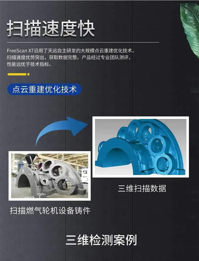 Scanner 3D laser industriale ad alta precisione Scanner 3D