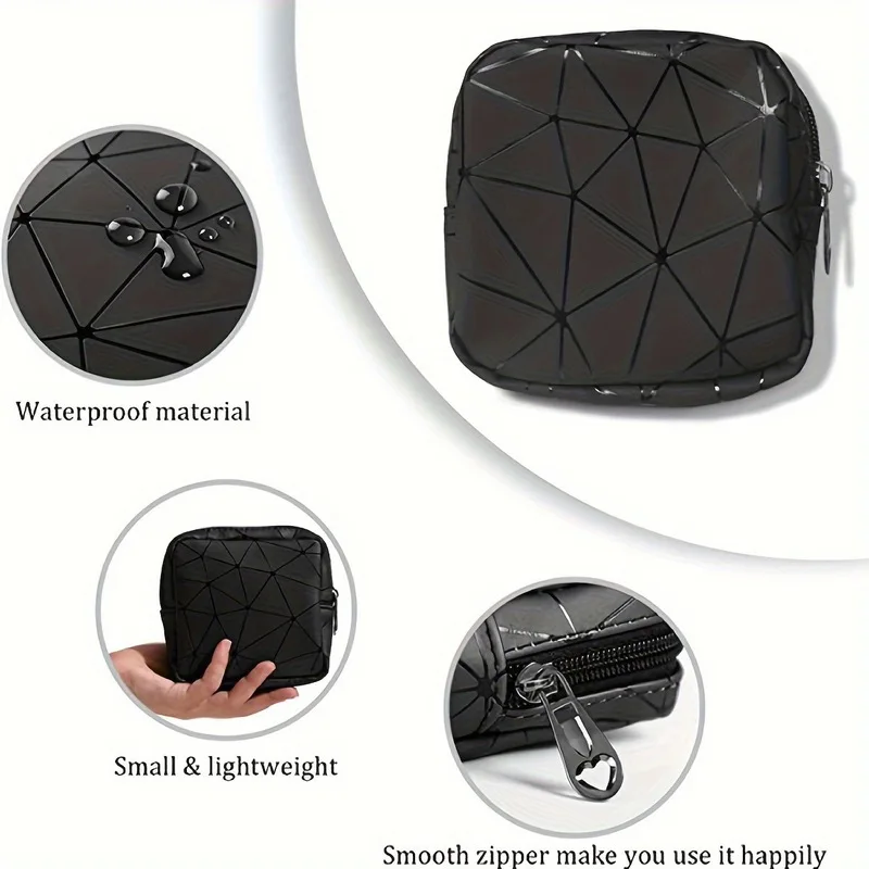Frauen Kosmetiktasche Geldbörse Make-up Tasche Tampon Aufbewahrungstasche Damenbinden Tasche Student Damenbinden College Dorm Essentials
