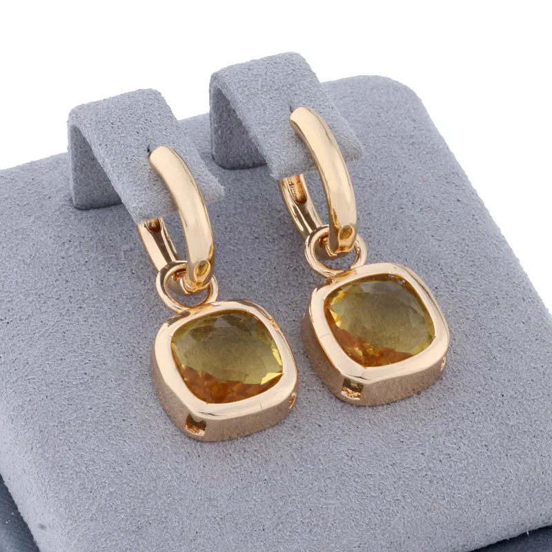 New Trendy Cute Drop Earrings for Women Gold Color  Unusual Earrings Daily Fashion 2023 Woman Jewelry