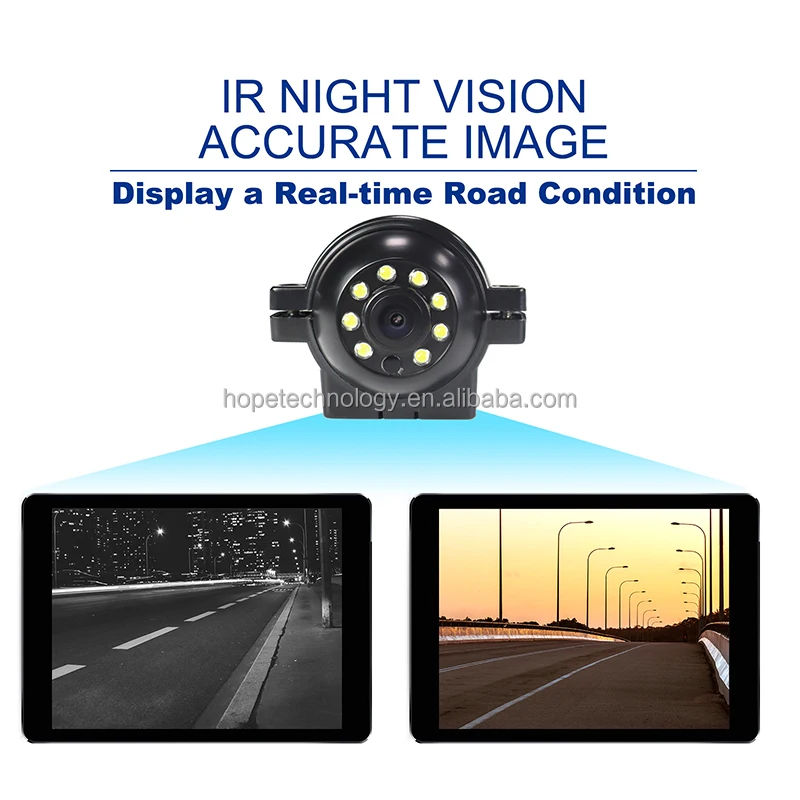 HOPE Metal Shell 11 Luci LED IR Visione notturna Impermeabile IP68 1080P AHD Telecamera posteriore