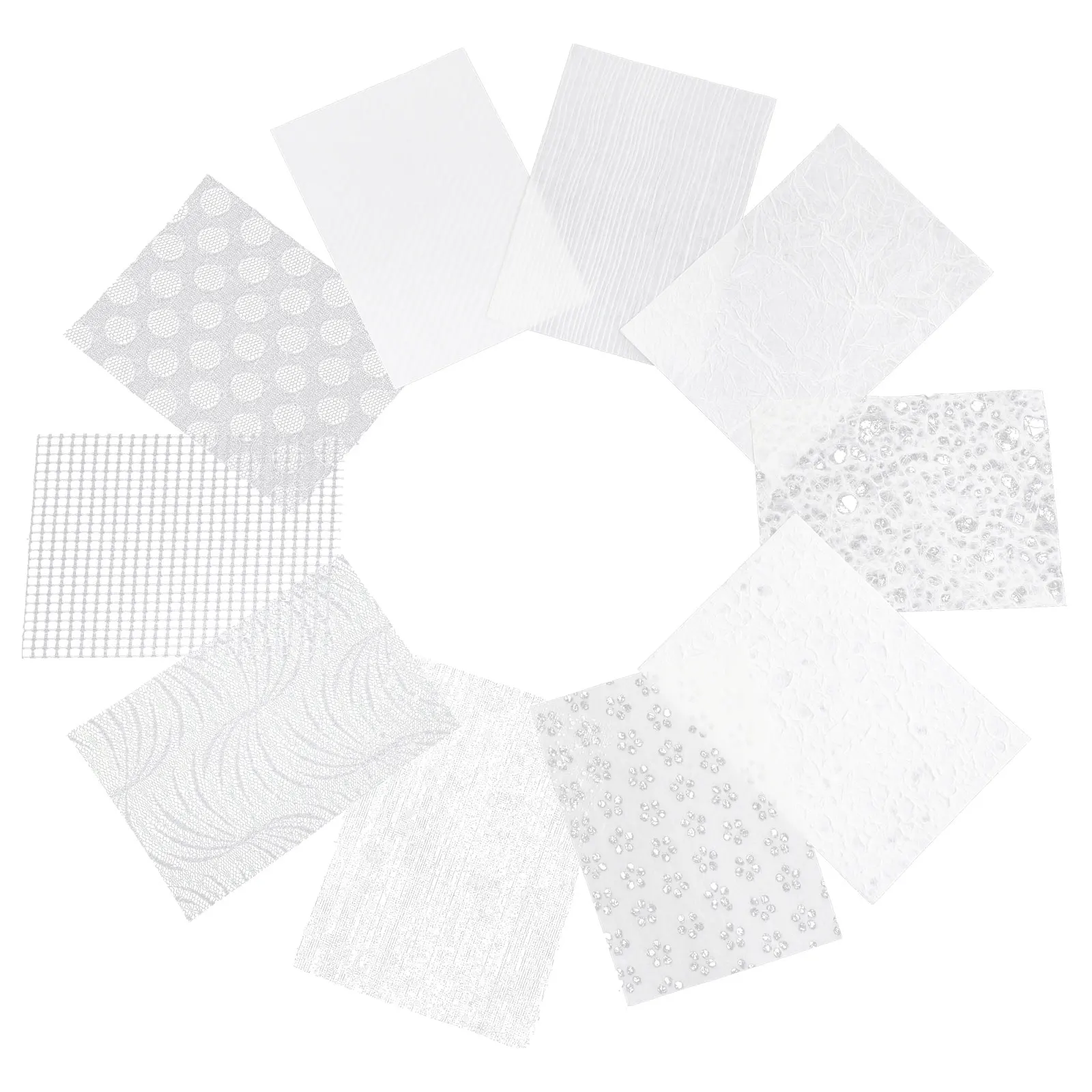 10 Blatt Netzmaterial, Papier, A5, strukturiertes Sammelalbum, dekorativer Block, Tagebuch, Hintergrund, DIY, Origami-Verpackung, Geschenkboxen