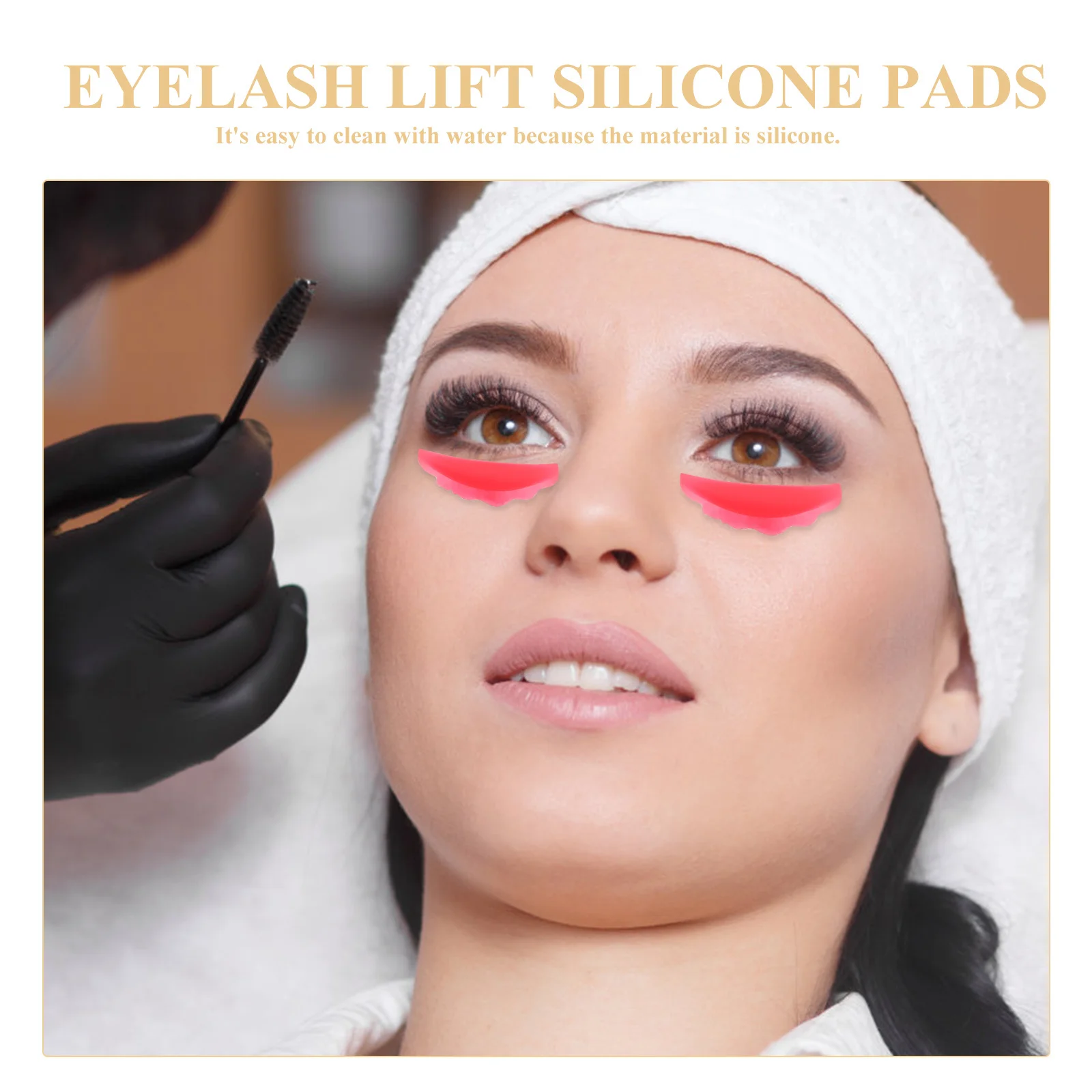 

8Pairs Eyelash Lift Silicone Pads Durable Easy Perming Cushions for Professional Use Silicone Pads for Lash Lift