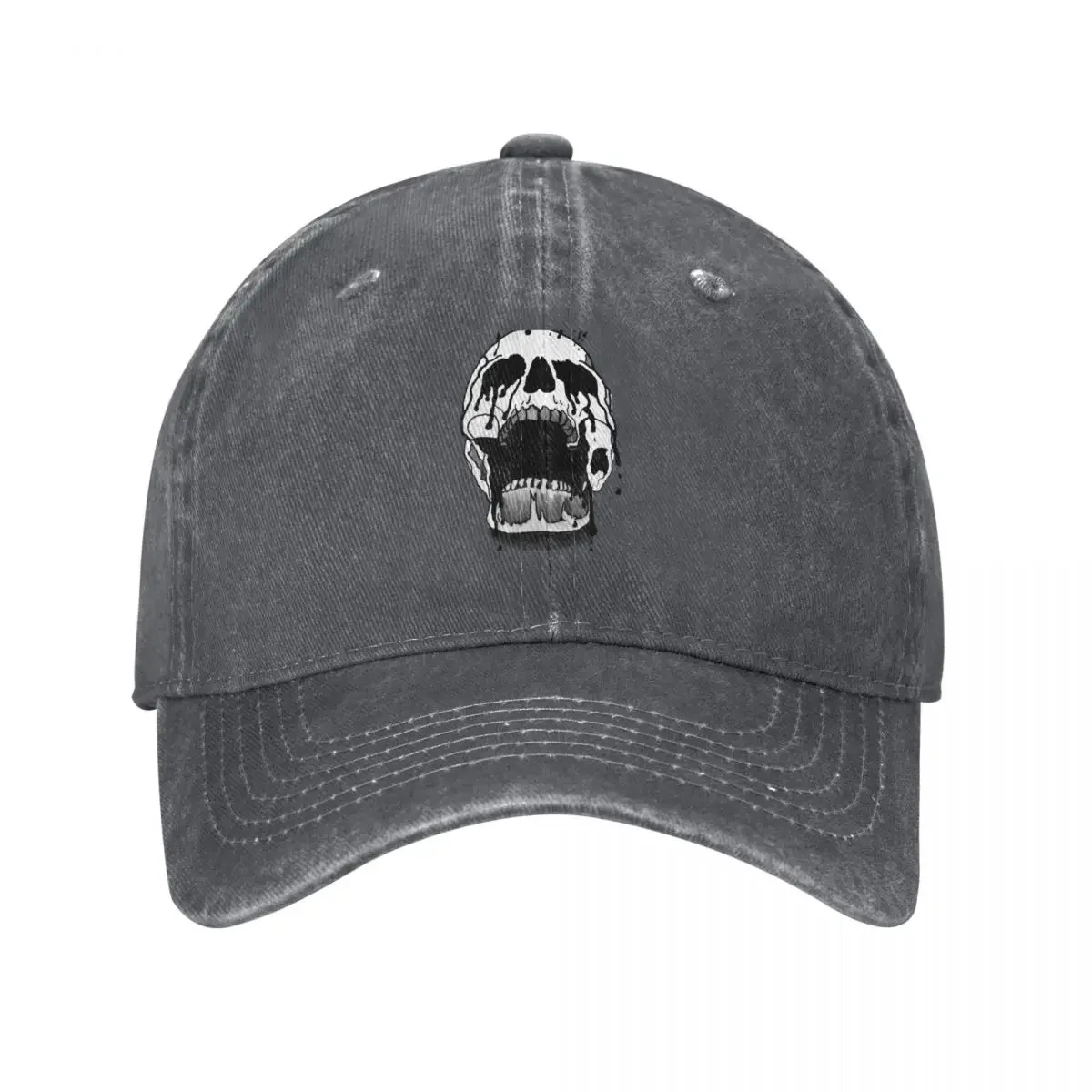 

Dripping crown skull Baseball Cap Uv Protection Solar Hat New In The Hat Women's Beach Men's