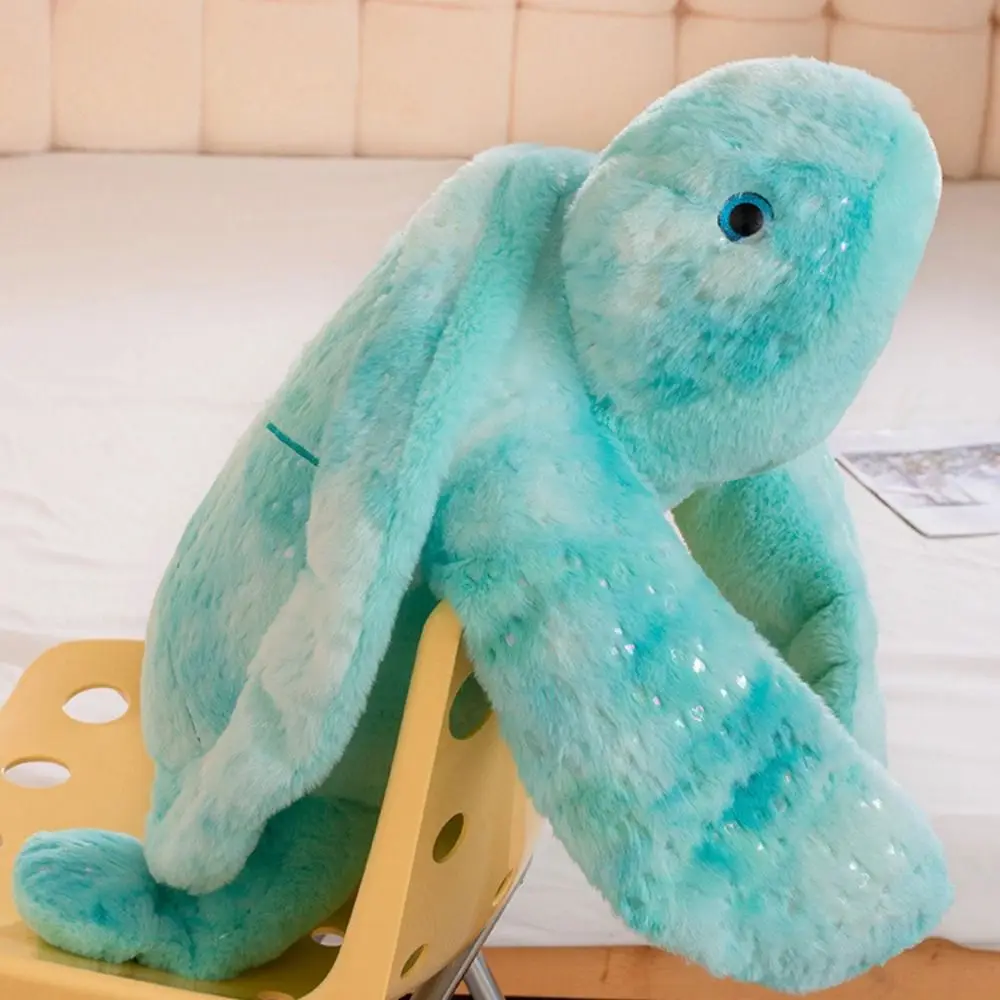 Animal marino, tortuga colorida, juguete de peluche, tortuga marina esponjosa, muñeco de peluche Ins, Animal bonito, almohada de tortuga marina, decoración de coche