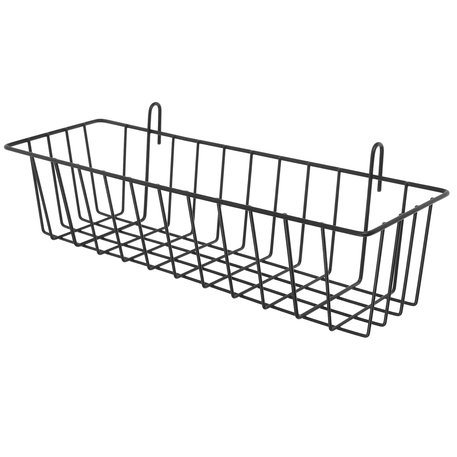 

Wire Baskets Storage Hanging Wall Organizer Small Iron Shelf Kitchen Rack Black Shopping