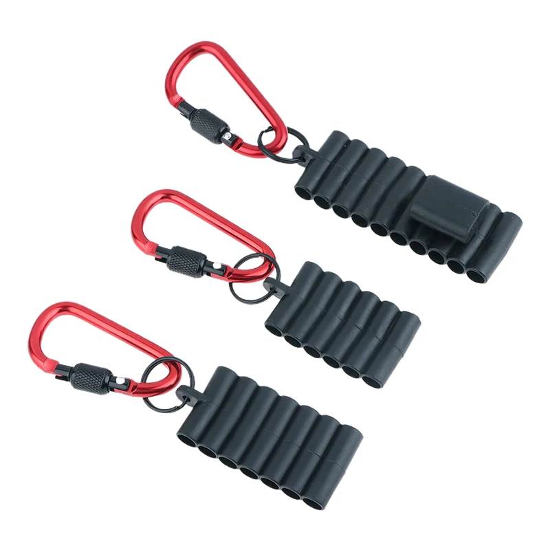 Magnetic Screwdriver Bit Holder – Portable Carabiner Case for Drill Bits & Driver Tips