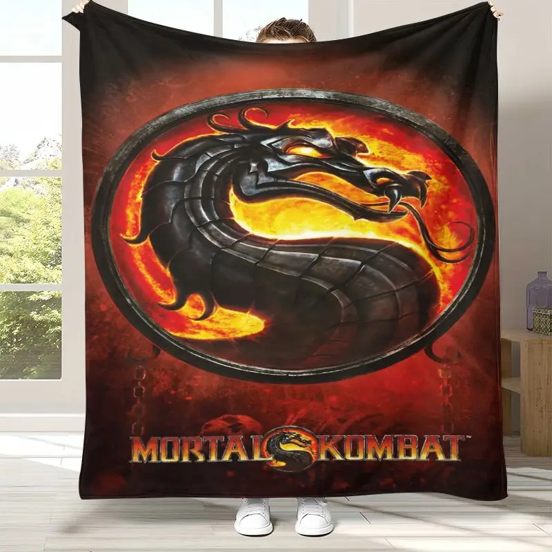 Fighter Mortal Kombat Game Movie Soft Flannel Throw Blanket,Cozy Warm Blanket for Bed,Sofa,Living Room,Picnic,Home Decor,Gift
