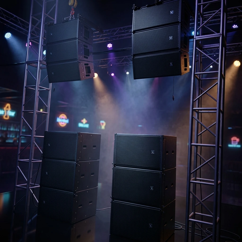 12-inch 3-way Line Array Audio Set Professional High-power bar Outdoor Performance Single 18-inch Subwoofer Set
