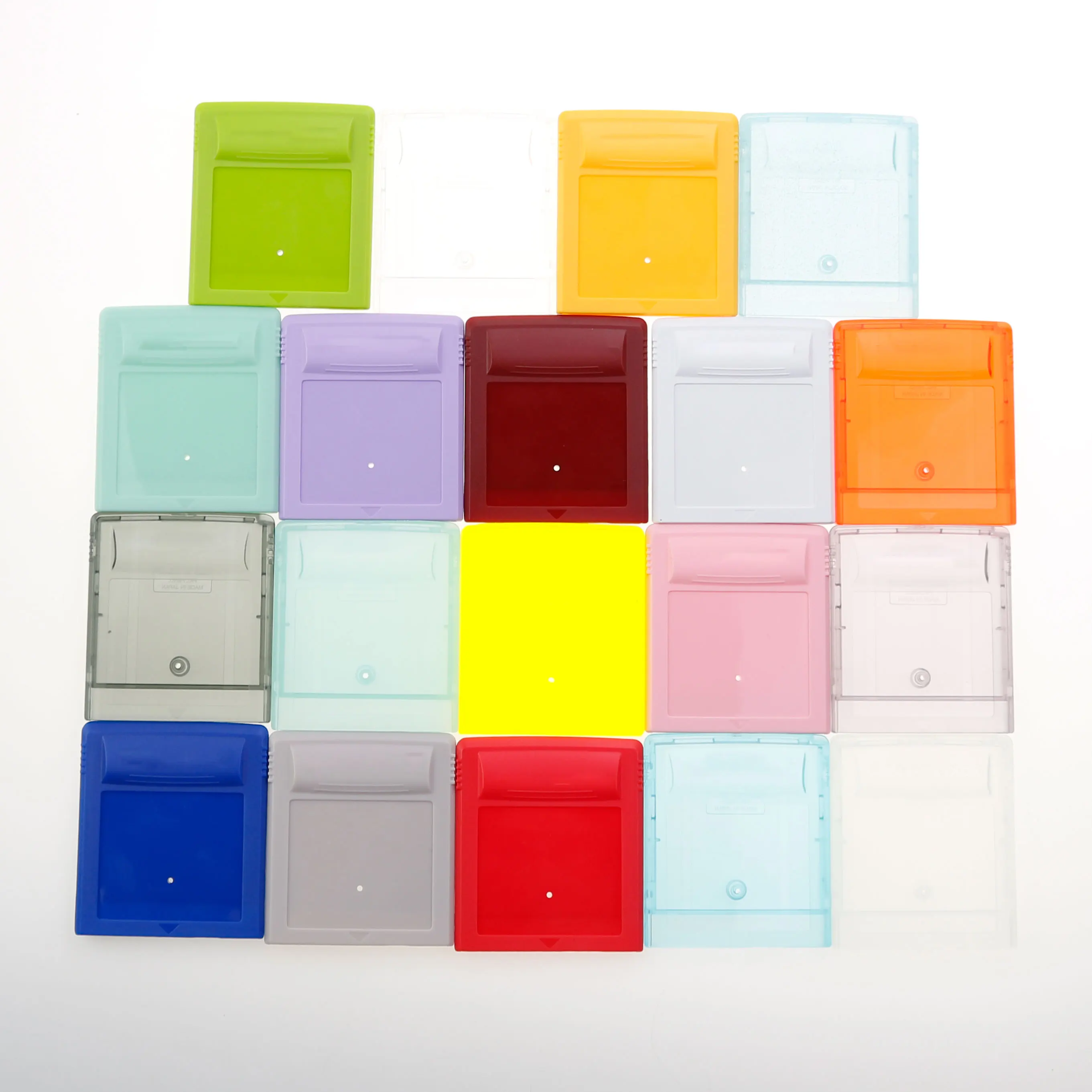 Cltgxdd 1 piece FOR GB GBC 19 color high-quality game card holder game card holder with 1 screw replacement