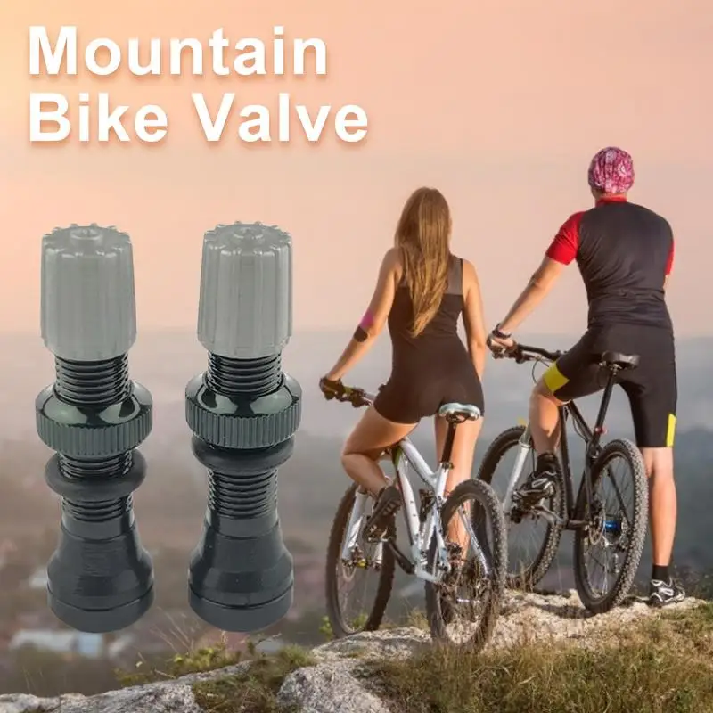 1 pcs 40mm MTB Bicycle Schrader Tubeless Valve for Mountain Bike Valve Rim Wheel Tubeless Tire Tyre Valve