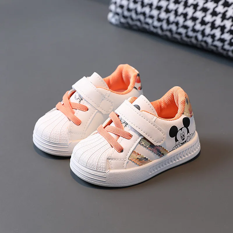 Kids Anti-slip Casual Sport Shoes Girls Boys Children Soft Sole Cute Toddler Shoes Baby Breathable Sneakers Size 15-25