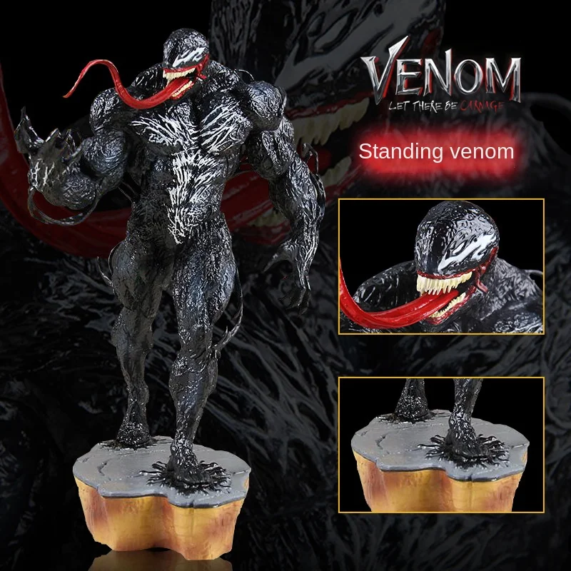 New Arrival Poison Venom Action Figure New Marvel Series High-quality GK Toy Height 30CM Statue Model GK Toy Poison Venom Small