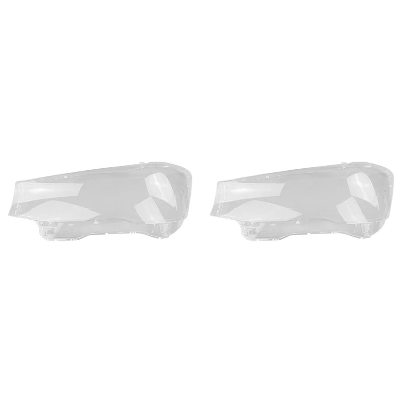

NEW-2X Car Left Headlight Shell Lamp Shade Transparent Lens Cover Headlight Cover For-BMW X3 F25 X4 F26 2014 2015 2016 2017