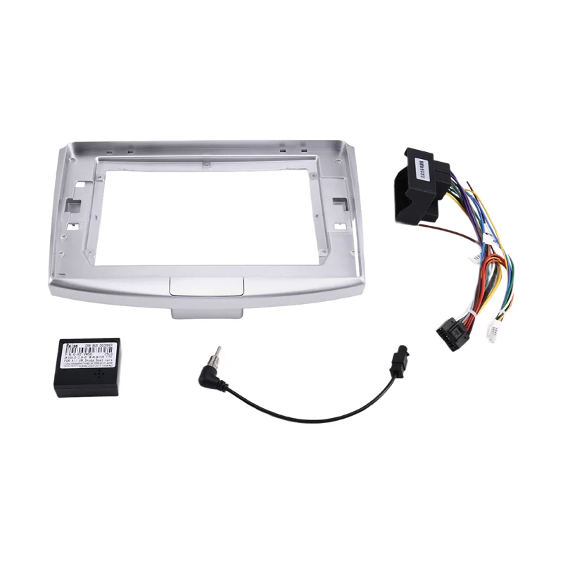 

A04E-For Passat CC B6 2007-2015 10 Inch Car Radio Framing Fascia 2DIN Stereo Panel Wiring Harness Power Cord Adapter Can