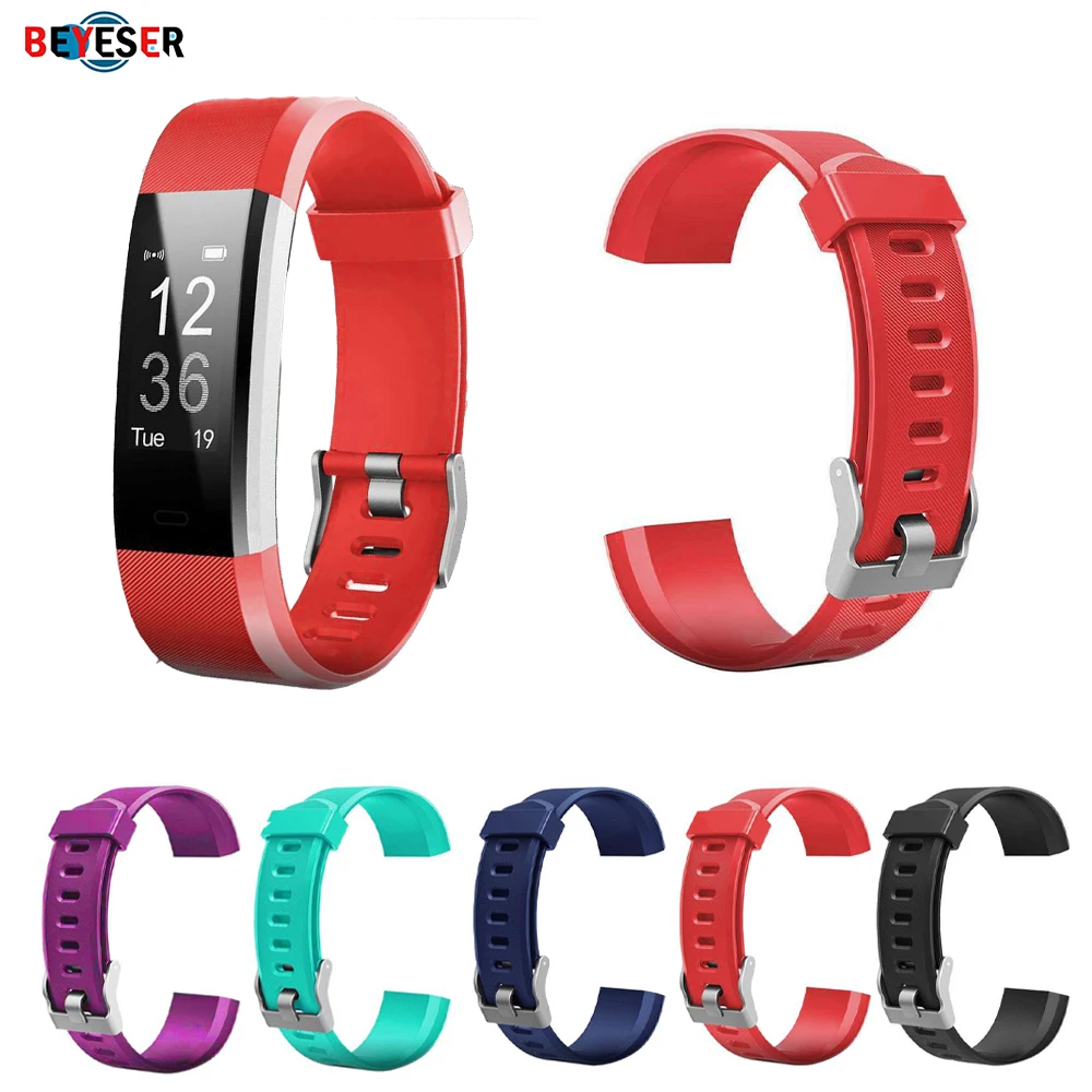 

Sport Bracelet Watch Women Men Color Screen Waterproof Smart Band Heart Rate Blood Pressure Pedometer for ID115plus Watchbands