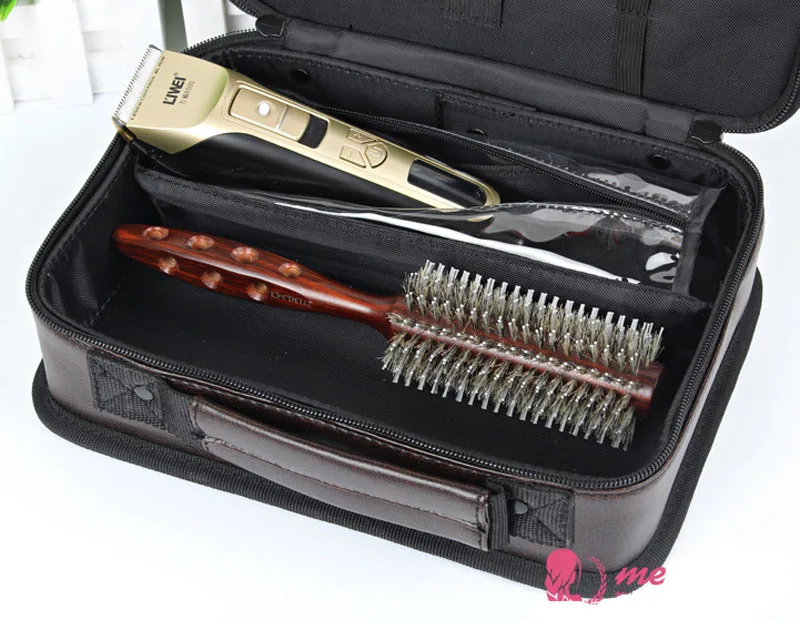 Hairdressingเครื่องมือกระเป๋าถือไนล่อน/PUหนังProfessional Stylistsผมกรรไกรกระเป๋าSalon Storage