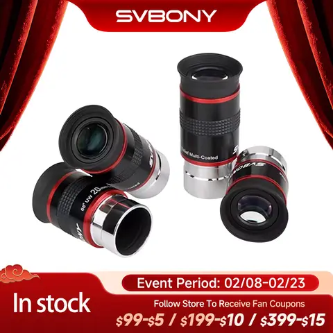 Wide Angle Telescope Eyepiece Set 1.25" svbony