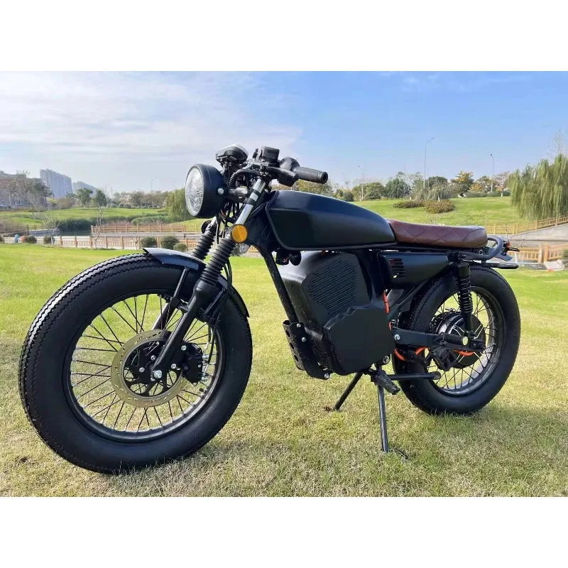 Lvyuan China Factory Direct Sales High Quality Retro Adult Racing 72V High Quality Scooter For Sale Electric Motorcycle view 4