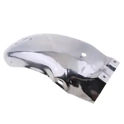 Motorcycle Rear Wheel Mudguard Guard Cover Replacement 125 Motorbike - Chrome