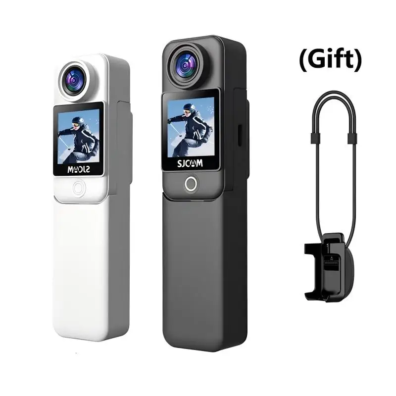 قلادة مغناطيسية هدية مع كاميرا C300، بطارية طويلة SJCAM 4K 30FPS جيروسكوب بستة محاور كاميرا رياضية مضادة للاهتزاز سهلة الحمل #1