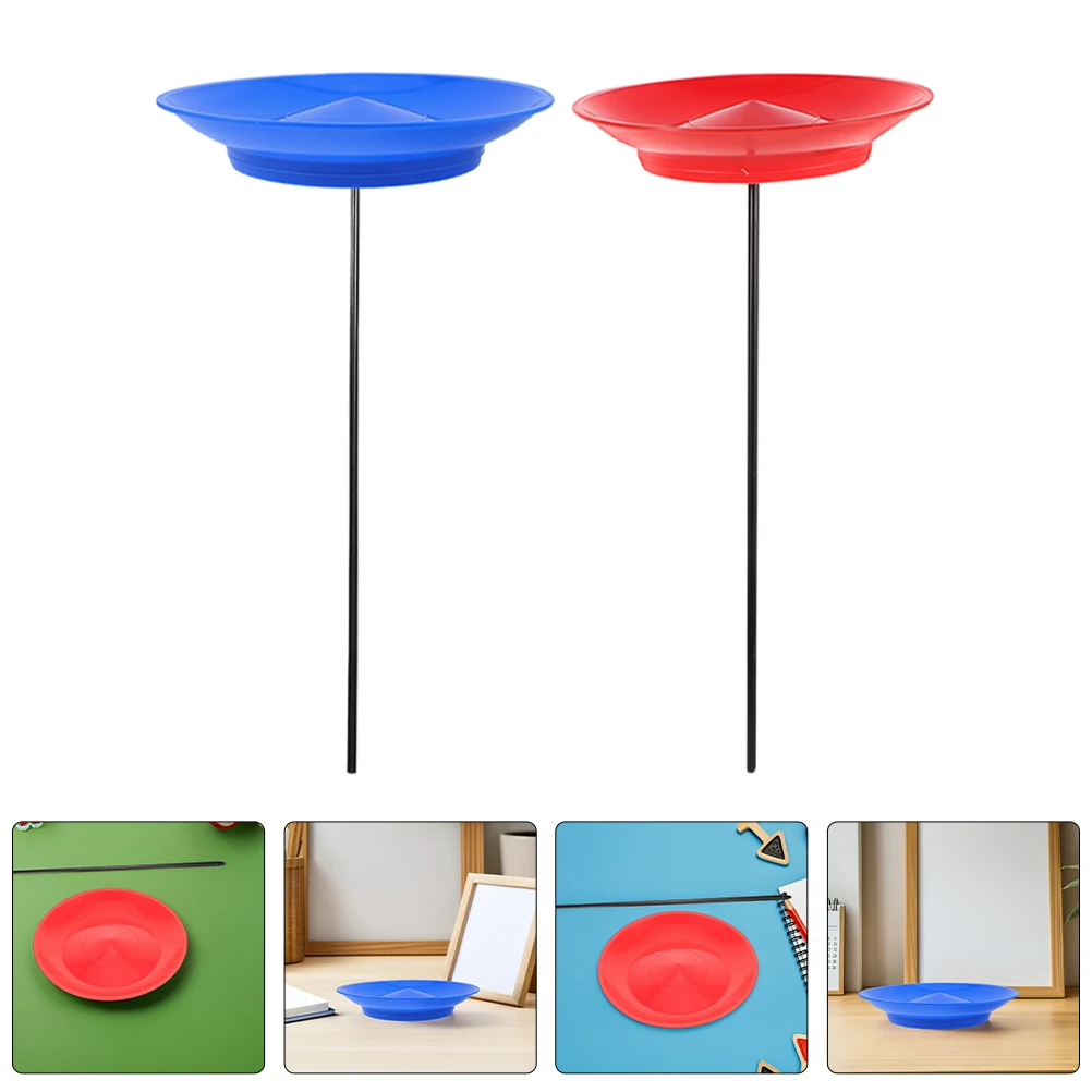 

4 Pcs Juggling Turntable Halloween Party Supplies Outdoor Spinneret Circus Plates Trick Plastic Carnival Items Child