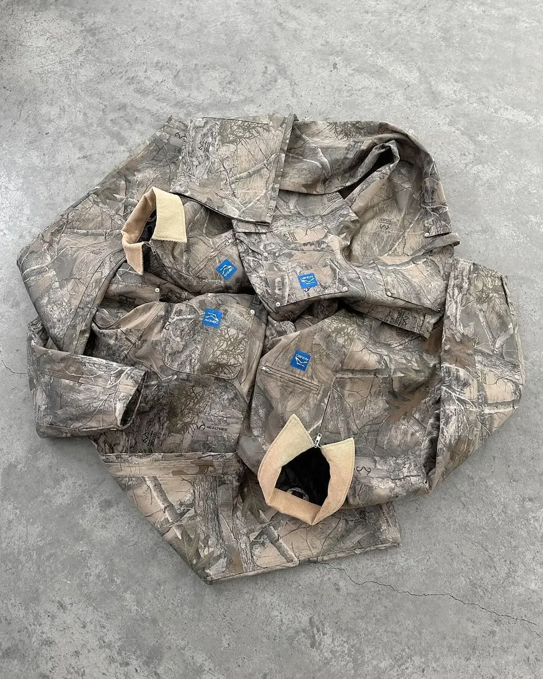 Autumn and Winter Camouflage Oversized Hunting Camo Jackets Hoodies Women Y2k Streetwear Harajuku Sweatshirts Zip Up Hoodie view 2