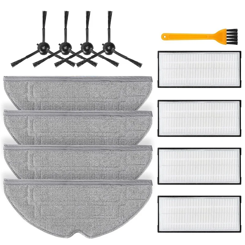 A75X الجانب العلوي فرشاة ممسحة القماش تصفية جهاز آلي لتنظيف الأتربة إكسسوارات قطع غيار ل Roborock S8 Pro Ultra S8 S8 +