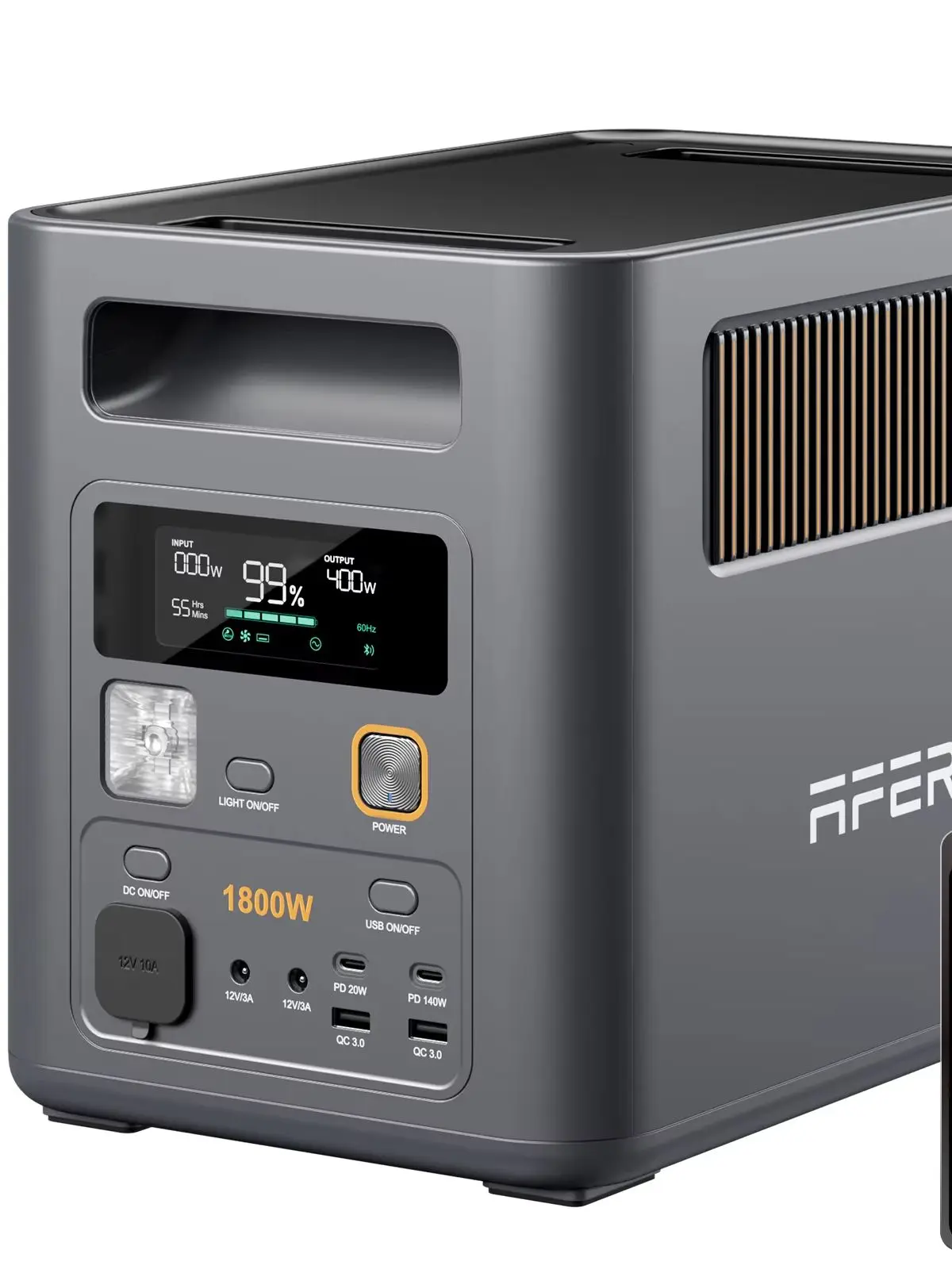AFERIY 1800 PRO Tragbare Powerstation 1800W 3600W Spitzenleistung 1024WH LiFePO4 Solargenerator Erweiterbar auf 5120WH Notstromversorgung