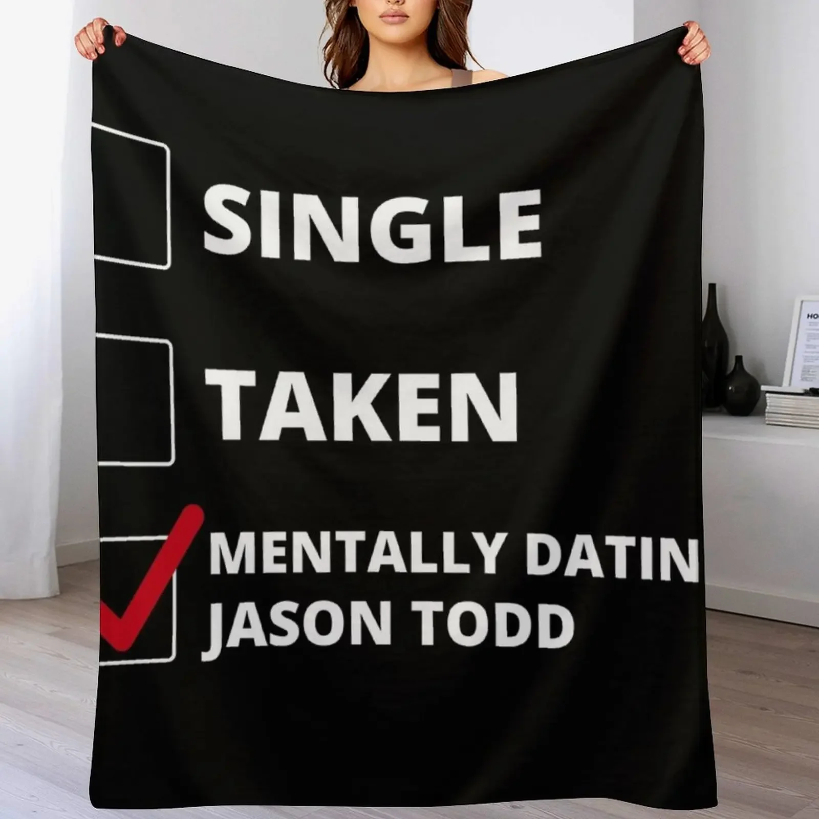 

Mentally Dating Jason Todd Throw Blanket cosplay anime Travel Vintage Giant Sofa Blankets