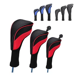 Cubiertas de cabeza de palo de Golf, protector de conductor de madera, accesorios de Golf Fairway, 1 #/3 #/5 #, 3 piezas por juego