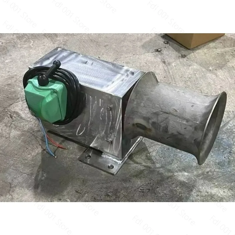 Electric net hoist Stainless steel wheel anchor hoist Small rubber wheel rope pulling fishing boat rope mechanical parts