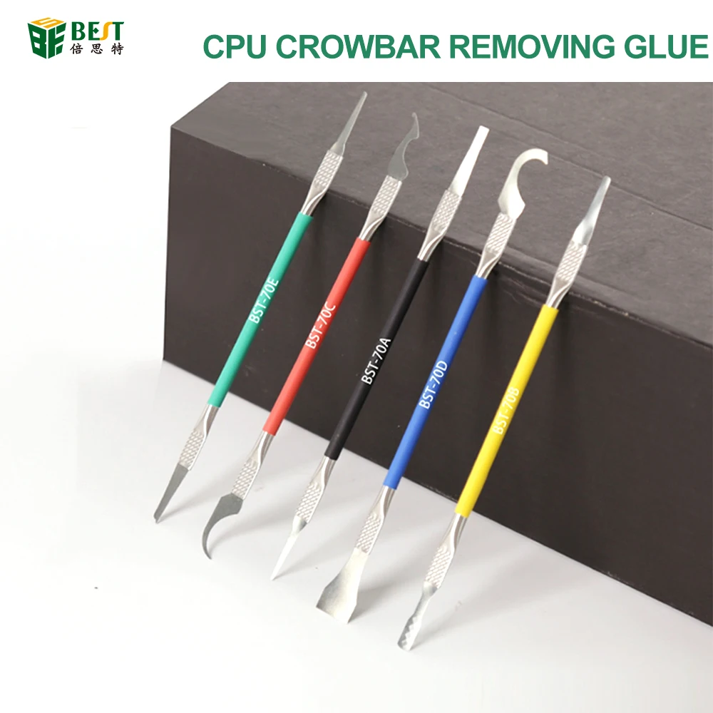 5 in 1 IC Chip Repair Thin Tools Set CPU Metal Remover Burin To Remove For Mobile Phone Computer CPU NAND IC Chip Repair