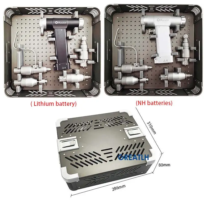 

Orthopedic Multifunction Bone Drill One Handpiece with Four Attachments Instruments Veterinary