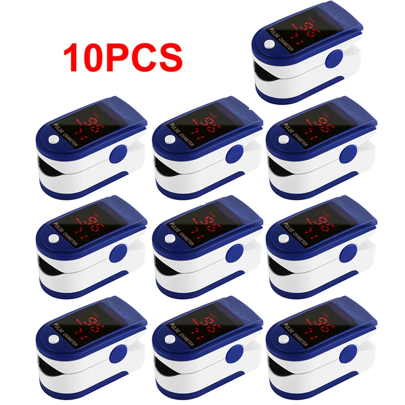 Wholesale! Oximetro Fingertip Pulse Oximeter Display Blood Oxygen Sensor Measurement Meter for Home Medical Tonometer