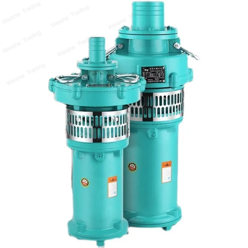 QY Oil Immersed Submersible Pump 380V Farmland Irrigation 11kW 15kw Three-phase 6 inch 8 High Head Large Flow