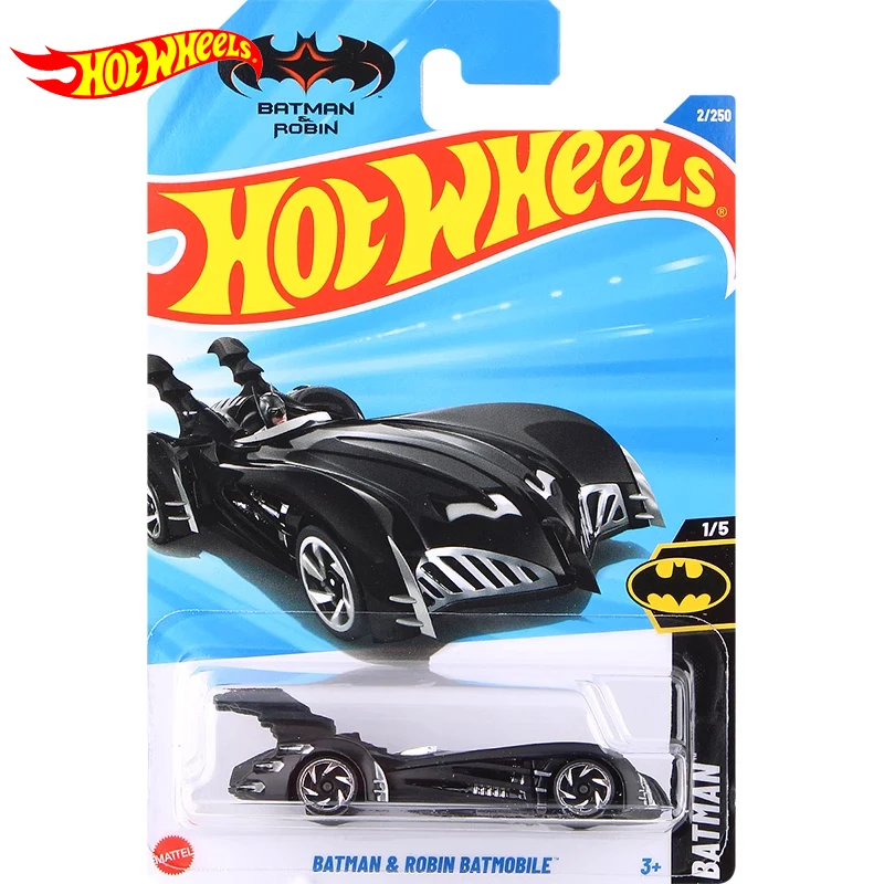 

Original Hot Wheels Car Batman Robin Batmobile Toys for Boys 1/64 Diecast Voiture Alloy Model Juguetes Collector Birthday Gift