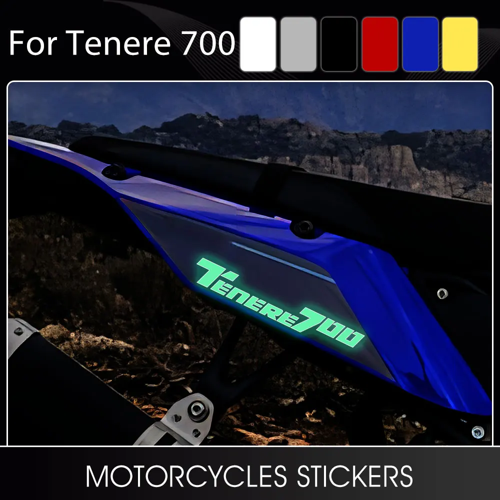 Motorcycle Glow Stickers Waterproof Tenere700 Accessories 2023 for Yamaha Tenere 700 XTZ T7 T700 Extreme/World Raid 2022 2024