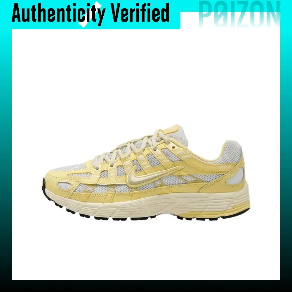 Nike P 6000 Abrasion Resistant Breathable Low top Long Distance Running Sprint Running Shoes Women's Yellow BV1021-700
