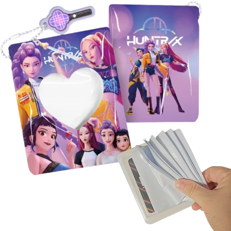 KPop شيطان الصيادين ألبوم صور أنيمي ألبوم صور Photocard حامل كتاب جمع الكرتون لطيف المعبود بطاقة بريدية لومو بطاقة الموثق الهدايا #1