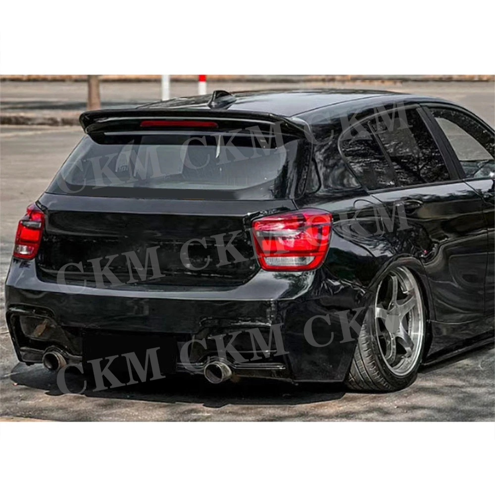 ABS Material Rear Bumper Lip Diffuser for BMW 1 Serise F20 M Sport 2012-2014 M Stlye Rear Lip Spoiler Car Accessories