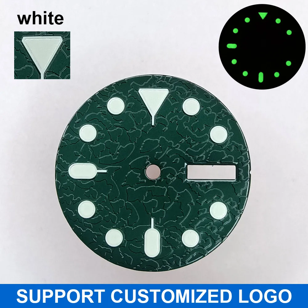28,5 mm Zifferblatt Leuchtendes Zifferblatt Geeignet für NH-36 Uhrwerk Mechanische Uhr Montage Teile Modifikation Individuelles LOGO/Name – Detail 20