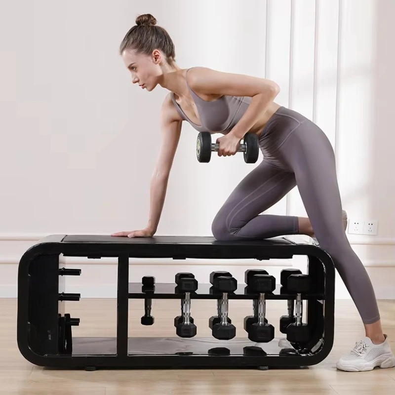 

Resistance belt Multifunctional weight stool with storage