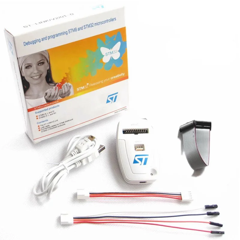 ST-LINK/V2 ST-LINK V2(CN) ST LINK STLINK Emulator Download Manager STM8 STM32 artificial device 100% BRAND new