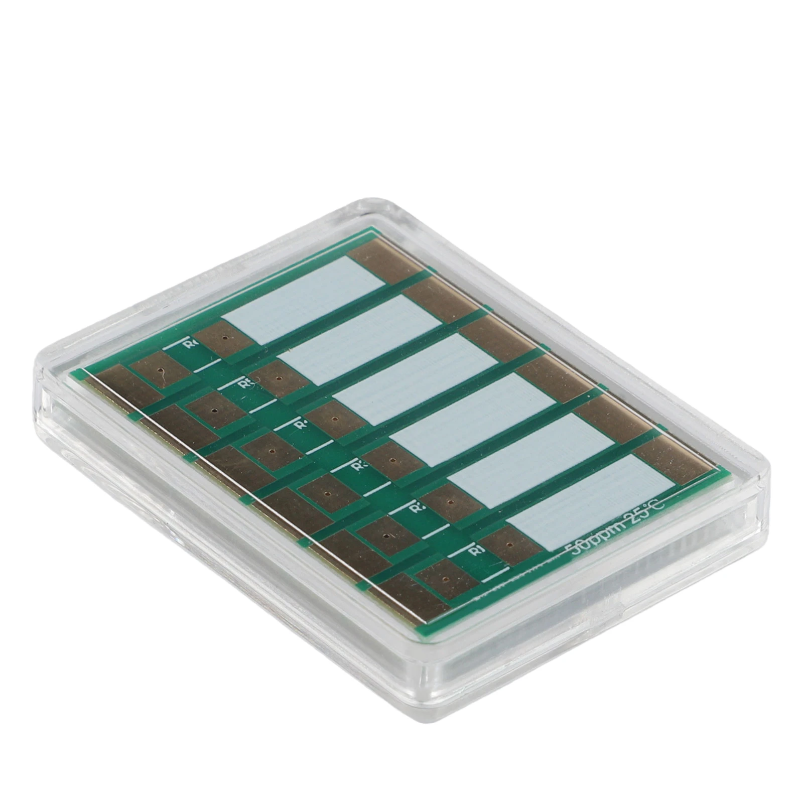 Four Wire Resistance Calibration Board 0.5-1000mOhm 6 Values Green ABS For Precise Multimeter Ohmmeter Internal Resistance Testi