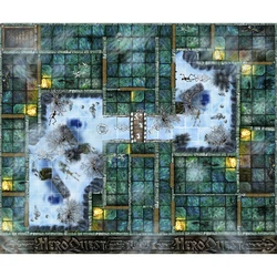 Custom Big Battle Game Mat 815x650mm Tabletop HeroQuest 25th Anniversary Edition Role Playing Map Board Games for Family Night