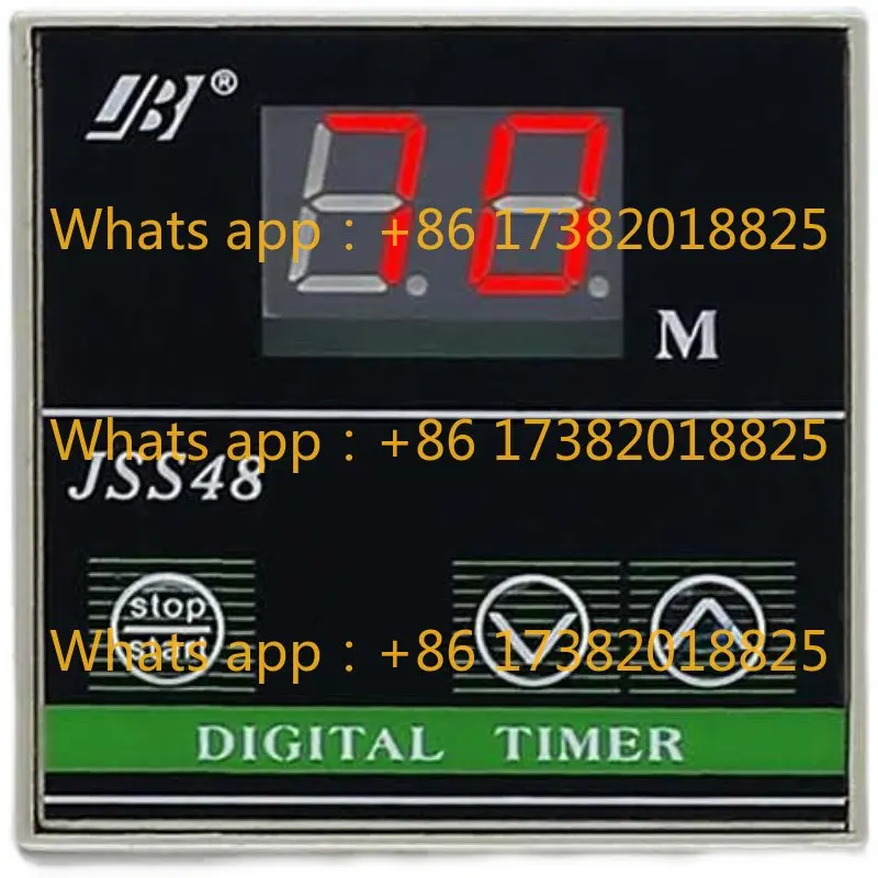 

Electronic JSS48 Microcomputer Controlled Time Relay (1 to 99 minutes) (1 to 99 seconds)