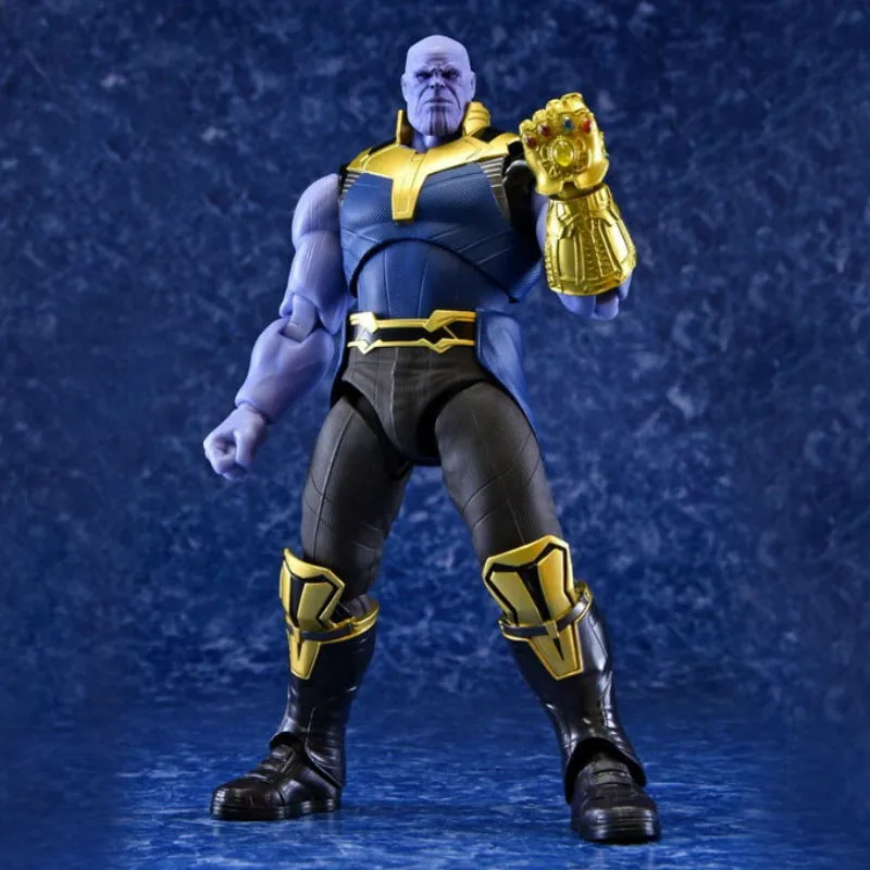 Marvel New Avengers Marvel 4 Endgame Shf Thanos Pvc Action Figure Collectible Model Toy 18cm  Figure Katana Thanos Doll Toy Gift