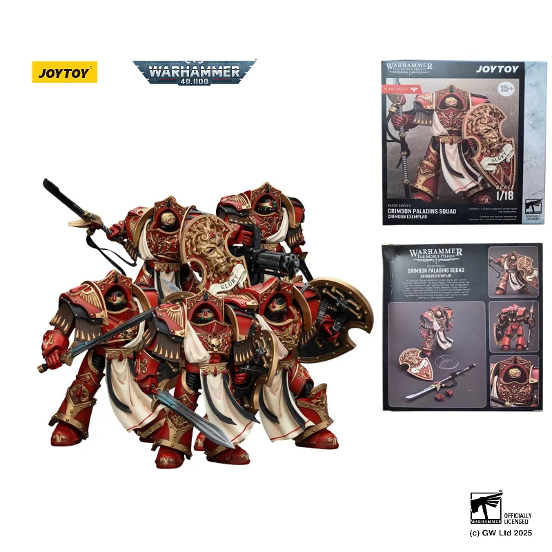 

In Stock1/18 Scale JOYTOY Warhammer 30K Blood Angels Crimson Paladins of The Legion Sci-Fi Articulated Action Figure