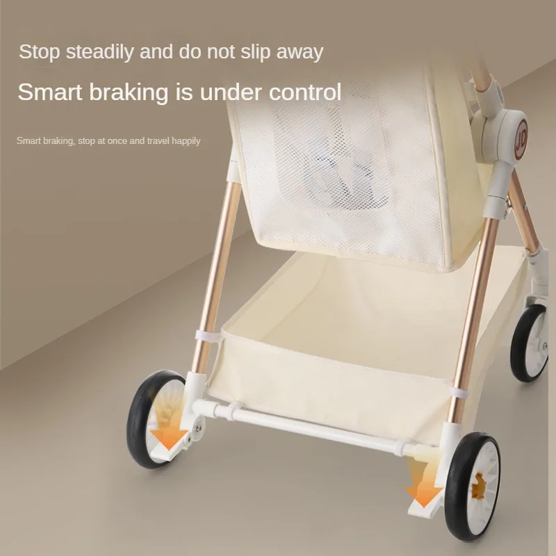 Lightweight and Foldable Baby Stroller Big Children\'s Pocket Stroller Baby Baby Portable Travel Umbrella Stroller Compact